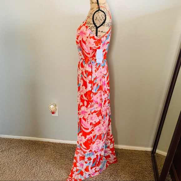 Wrap Maxi Dress, Size Large - Picture 8 of 11